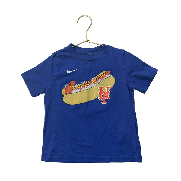 Nike New York Mets Blue Hot Dog T-Shirt - Size 3T