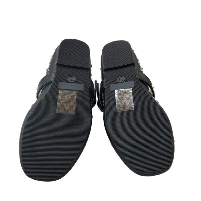 Yosi Samra 'Miss Sadie Black Stud' Mary Jane Shoes New in Box - Size 10C