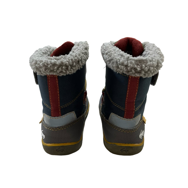 See Kai Run Insulated & Waterproof Gray, Navy, Green Boots - Size 11