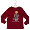 Polo Ralph Lauren Maroon Polo Bear Gift Box Shirt - Size 5