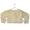 Louise Misha Ivory Embroidered Floral Blouse - Size 7Y