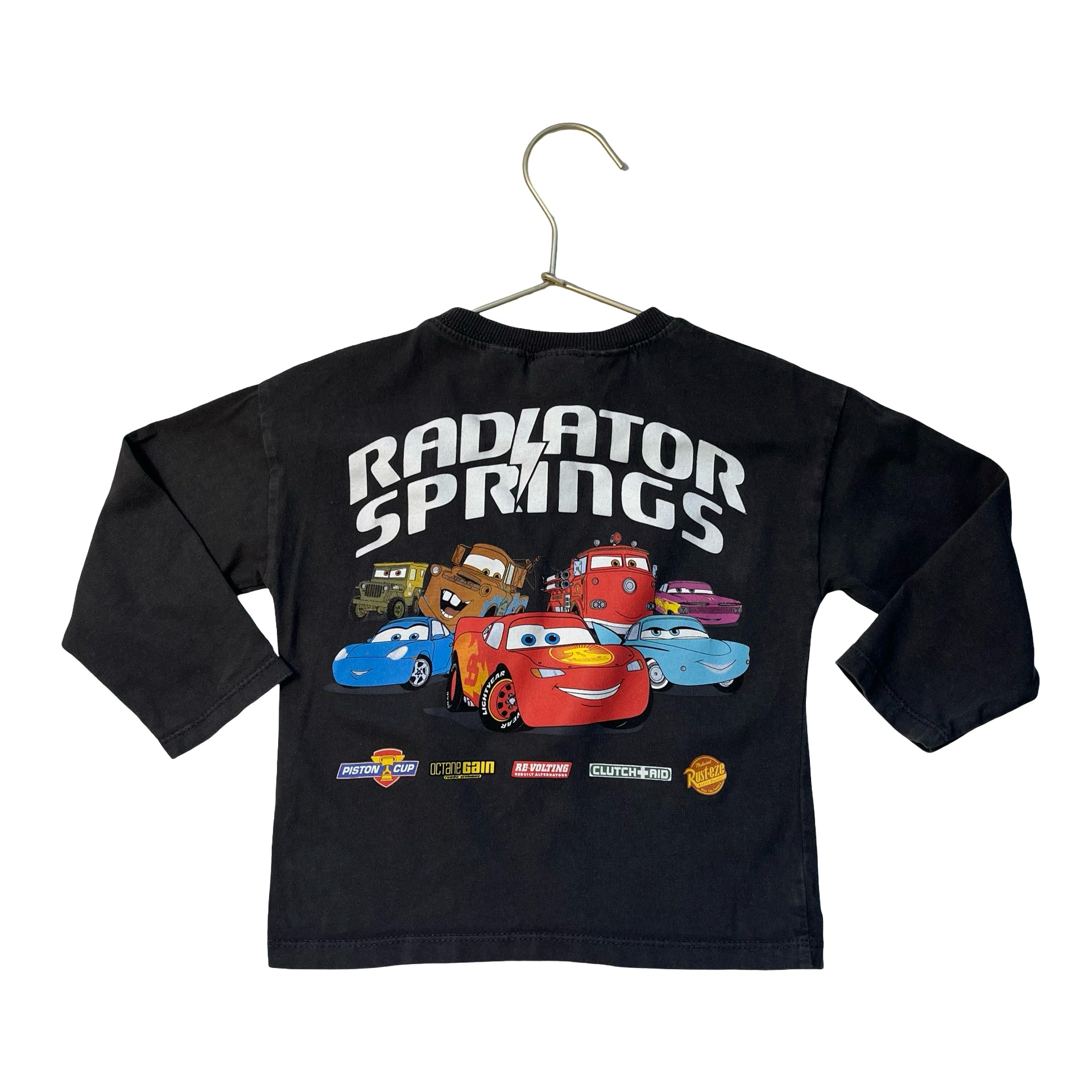Zara x Disney Pixar Dark Gray Cars Shirt - Size 2