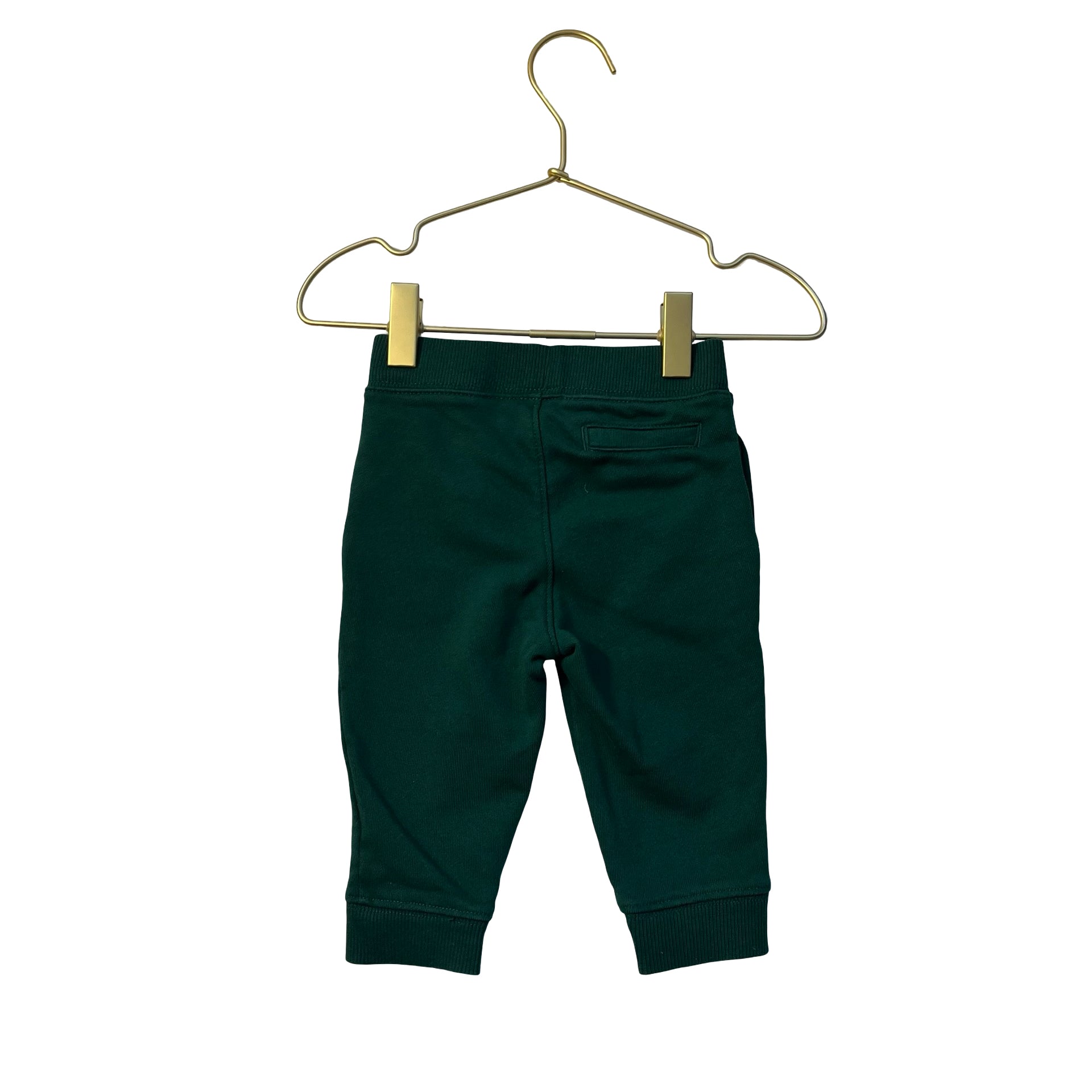 Janie and Jack Green Joggers - Size 6-12 Mo