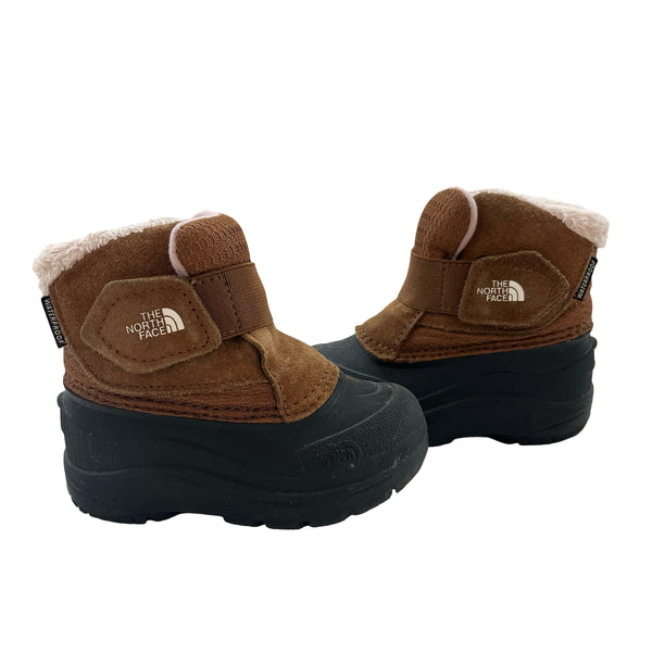 North Face Brown Suede Lined Winter Boots - Size 6