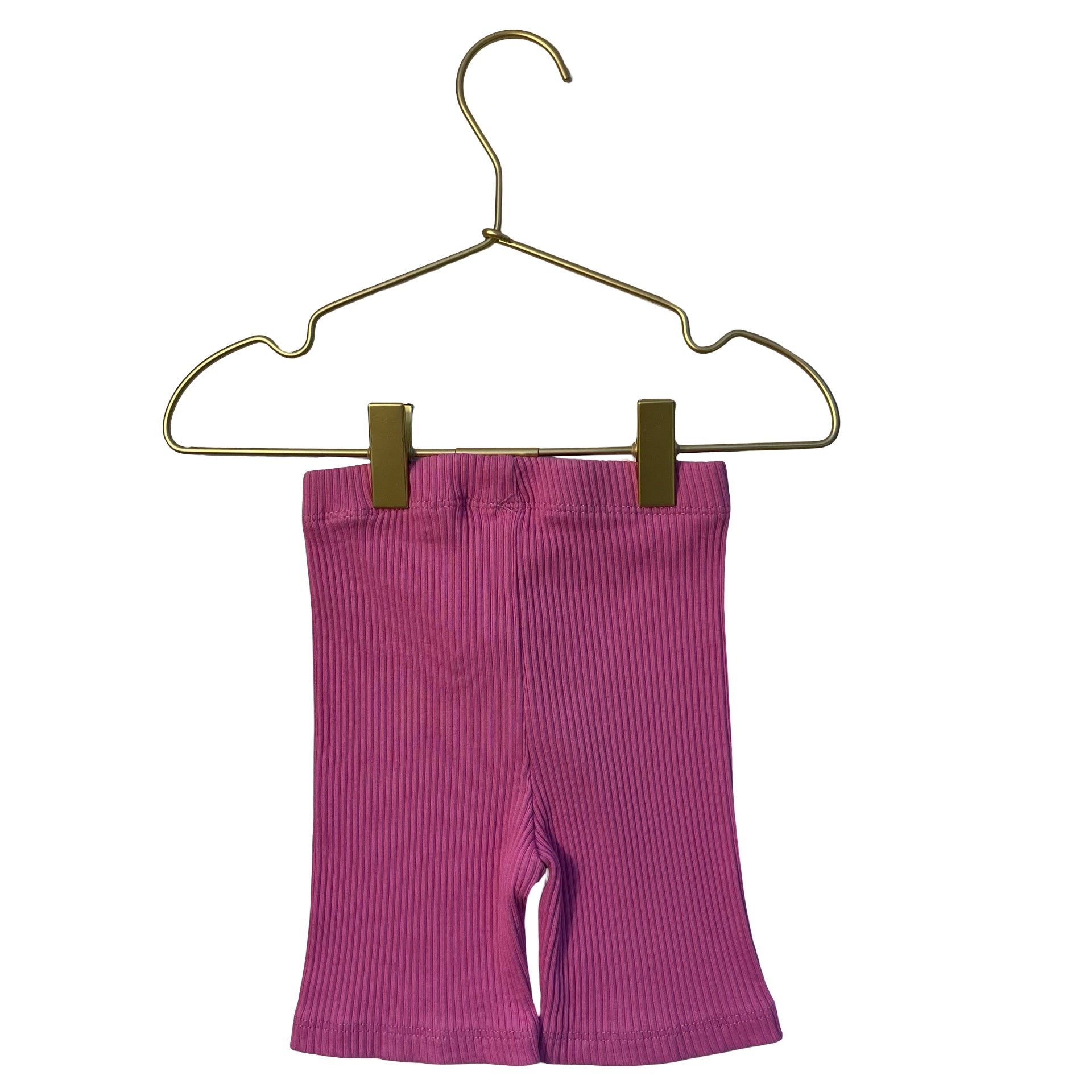 Zara Pink Ribbed Cartwheel Shorts - Size 3