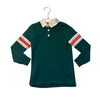 Mini Boden Green Rugby Shirt - Size 5-6Y
