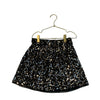 Zara Velvet & Gold Sequin Skirt - Size 8