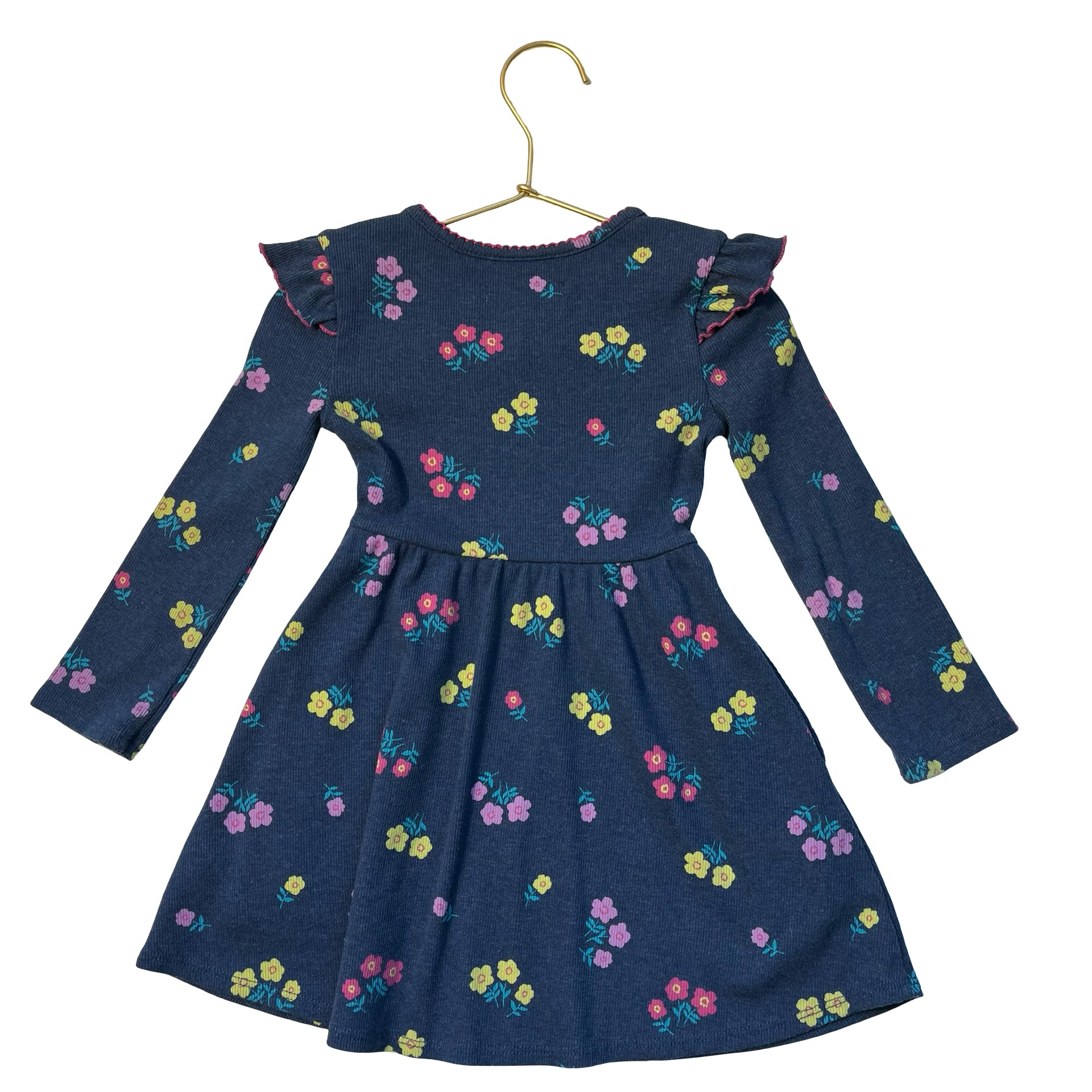 Tucker & Tate Blue Flower Print Dress - Size 2