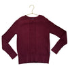 Brooks Brothers Maroon Cotton Cable-Knit Sweater - Size 10Y