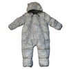 Baby Gap Primaloft Gray Snowsuit - Size 12-18 Mo