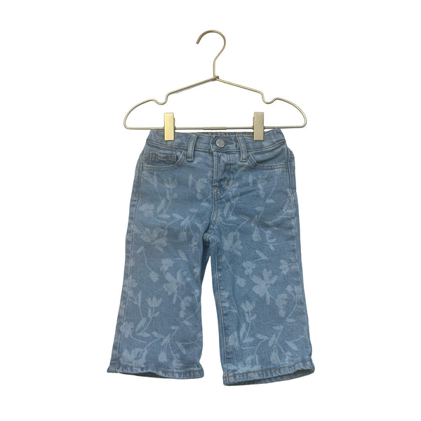 Baby Gap 'Stride' Floral Print Denim Jeans - Size 12-18 Mo