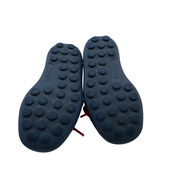 People Navy & Red Laces Shoes - Size 8