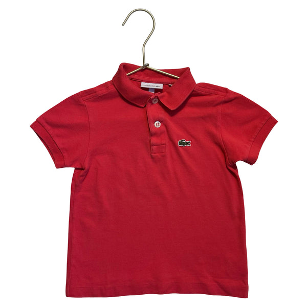 Lacoste Pink Polo Shirt - Size 4