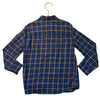Abercrombie Kids Navy & Brown Check Button Down Shirt - Size 5-6
