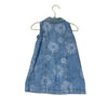 Zara Denim Flower Print Jean Dress - Size 2