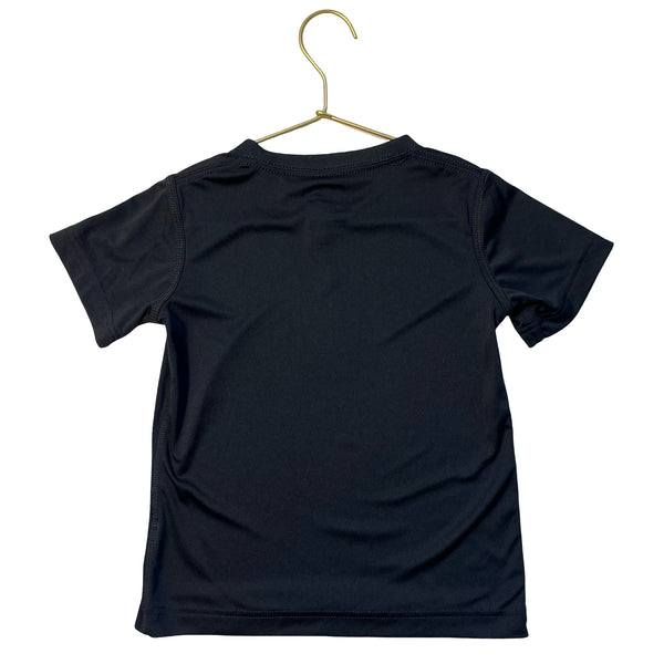 Nike Black & White Logo Athletic T-Shirt - Size 5