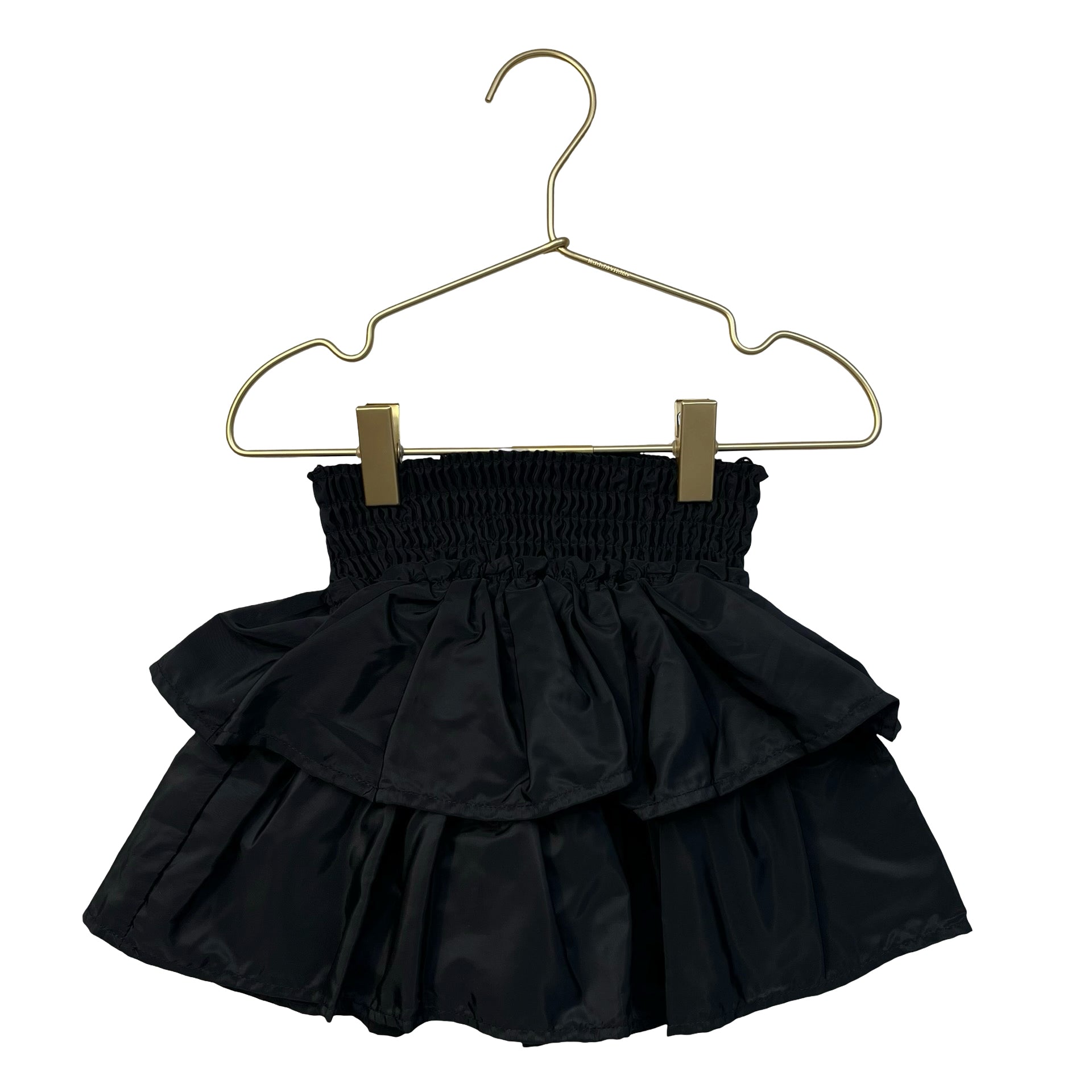 C&A Black Taffeta Ruffle Skirt - Size 4Y