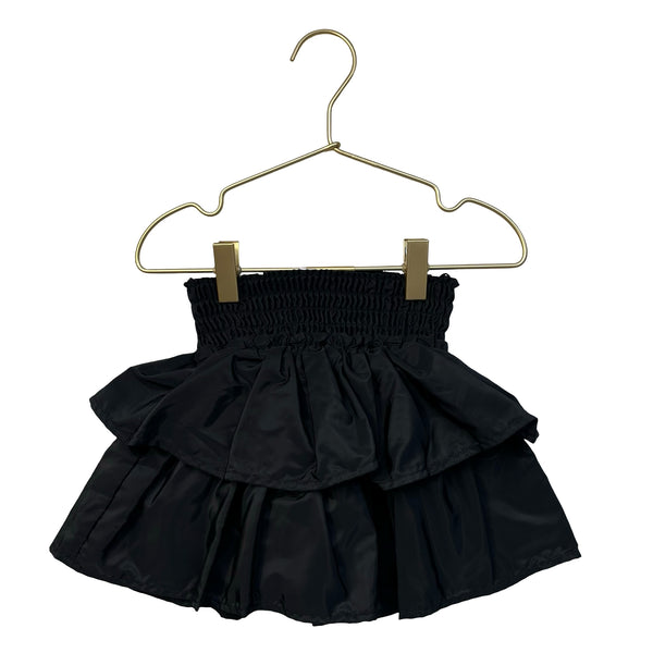 C&A Black Taffeta Ruffle Skirt - Size 4Y