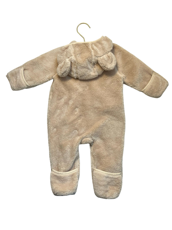 L.L.Bean Tan Fleece Bunting - Size 0-3 Mo