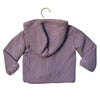 Nordstrom Faux-Fur Lined Lavender Hooded Cardigan Sweater - Size 18 Mo