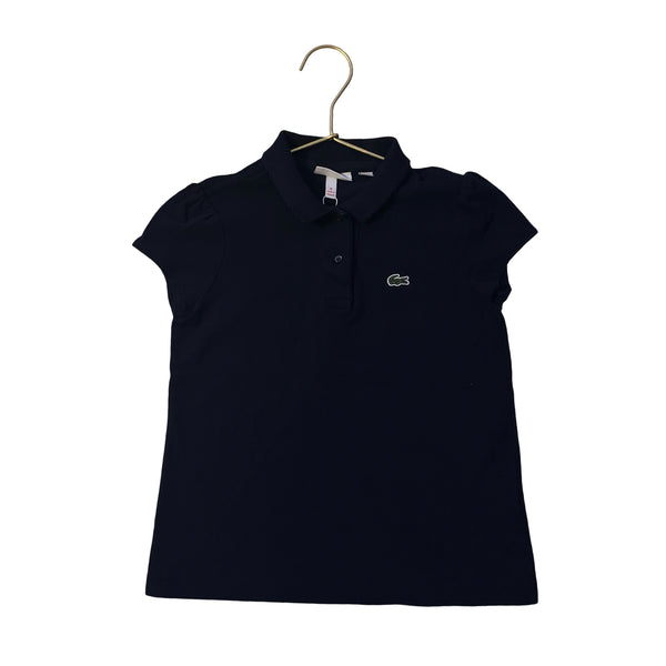 Lacoste Navy Polo Shirt - Size 8 (Girls)