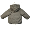 Zara Olive Green Hooded Winter Jacket - Size 4