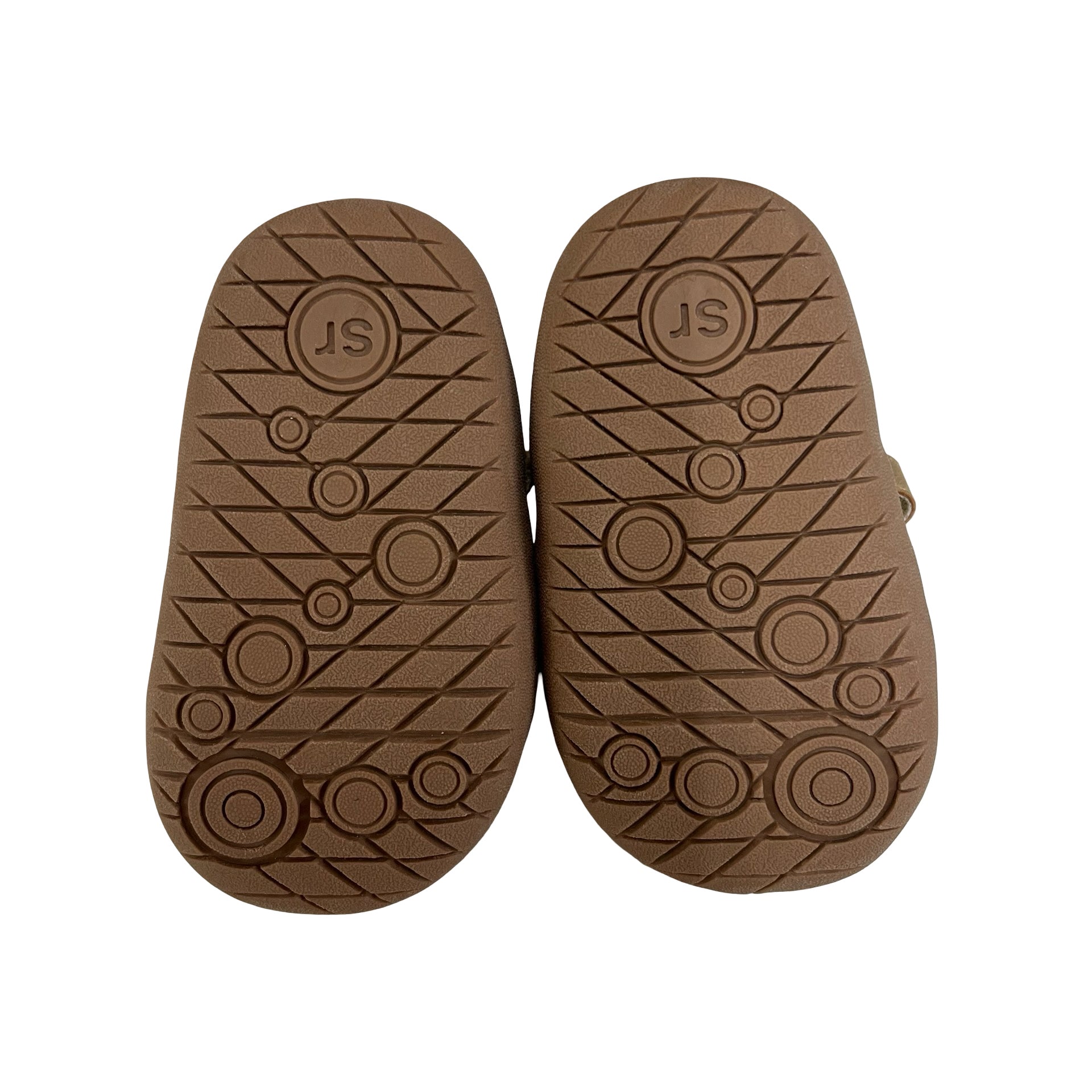 Stride Rite Ellison Tan Closed-Toe Sandals - Size 2