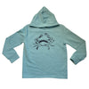 Crewcuts Teal & Navy Crab Hooded Sweatshirt - Size 10