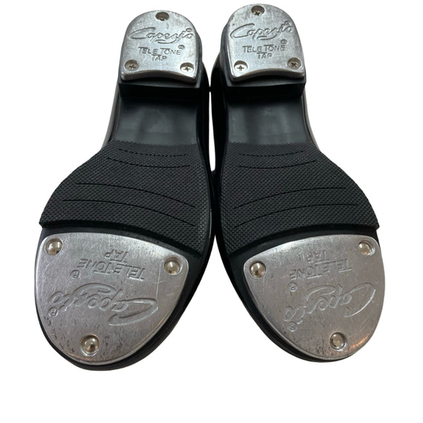 Capezio Black Patent Tap Shoes - Size 10.5