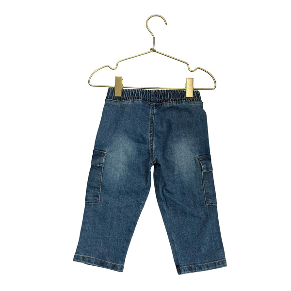 Volcom Blue Cargo Jeans - Size 18 Months