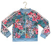 Adidas Colorful Pop Art Flower Print Track Jacket - Size M 10-12