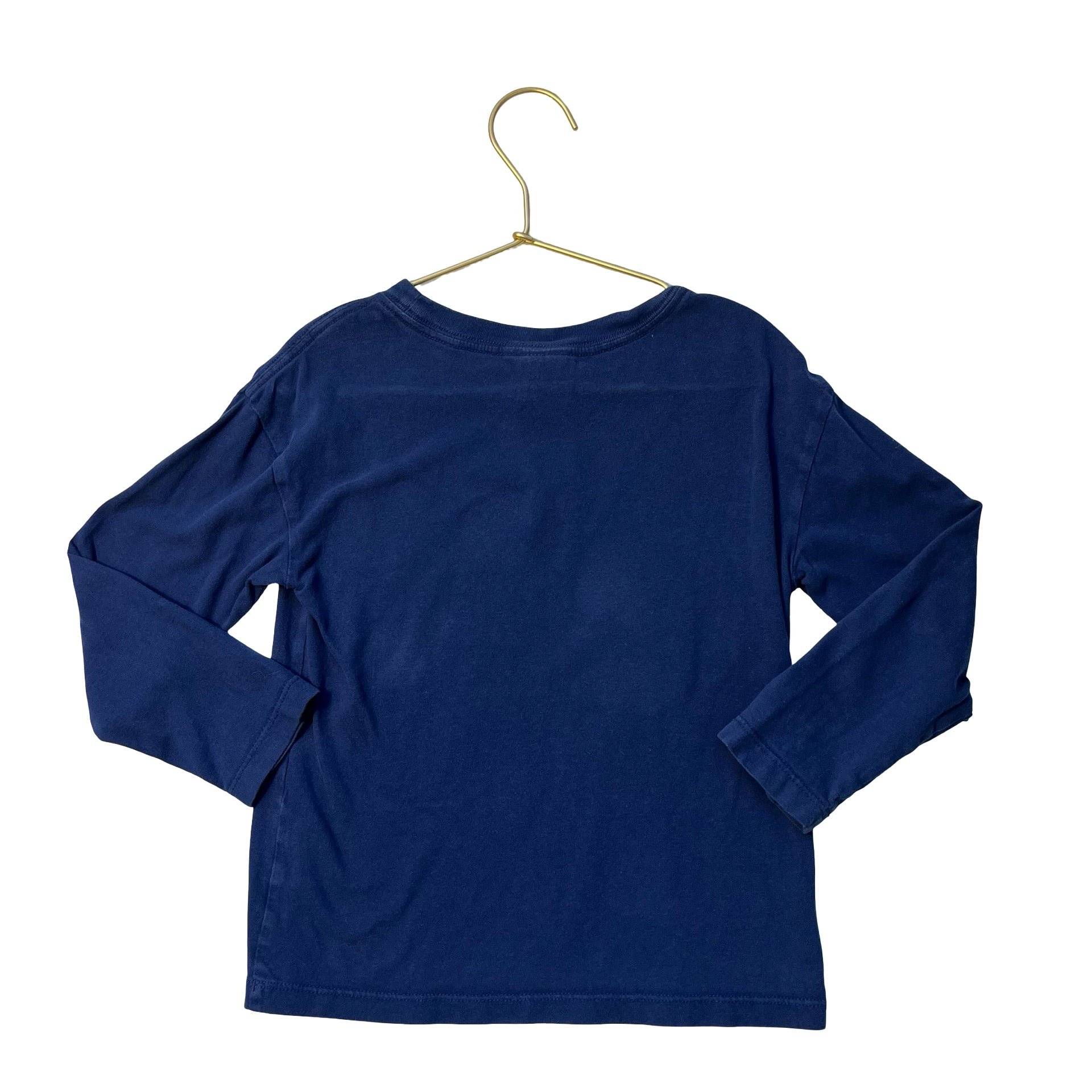 Hanna Andersson Navy Christmas Tree Shirt - Size 4