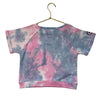 Lola & The Boys Pink & Blue Tie-Dye Patch Top - Size 6