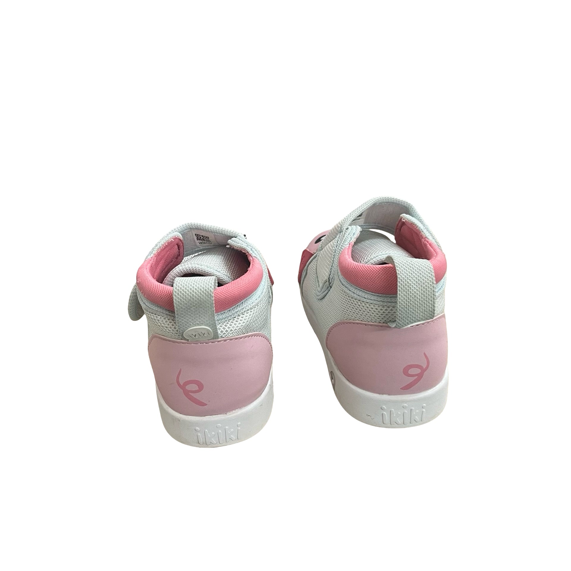 Ikiki Pink & Grey Pig Sneakers - Size 9