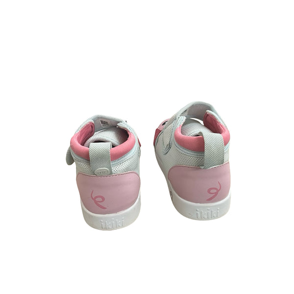 Ikiki Pink & Grey Pig Sneakers - Size 9