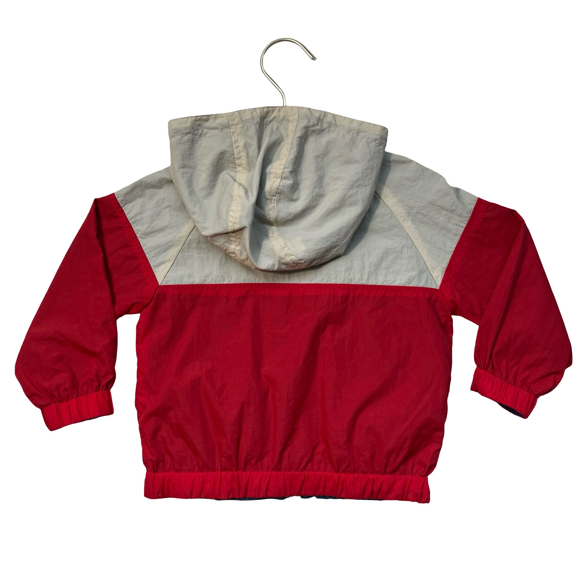 Mayoral Reversible Red & Blue Hooded Windbreaker Jacket - Size 2
