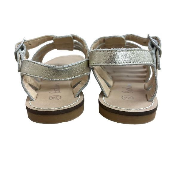 Boden Gold Leather Sandals - Size 24 (8)