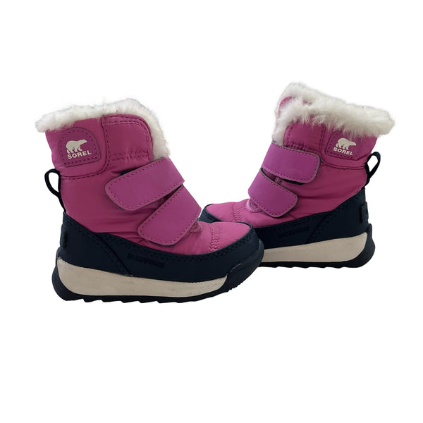 Sorel Pink & Navy Winter Boots - Size 5