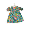 Zara Tropical Print Cold-Shoulder Dress - Size 8