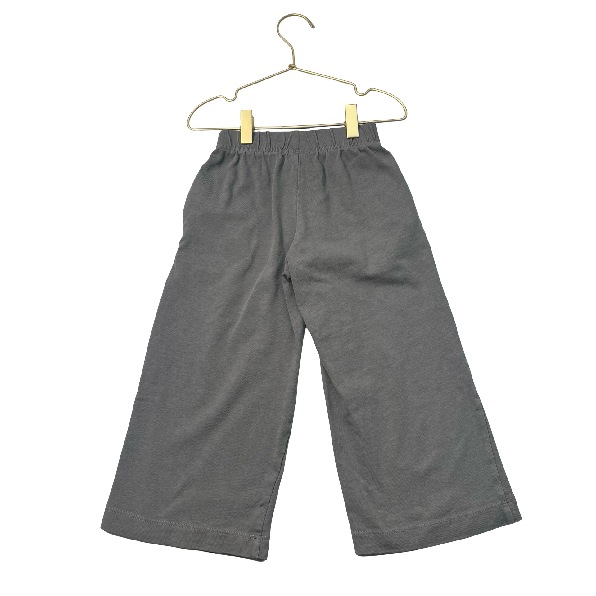 Zara Gray Wide-Leg Ankle Pants - Size 6