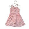 Lands' End Peach Check Athletic Skort Dress - Size S 6-7