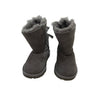 UGG Bailey Bow Gray Shearling Boots - Size 11