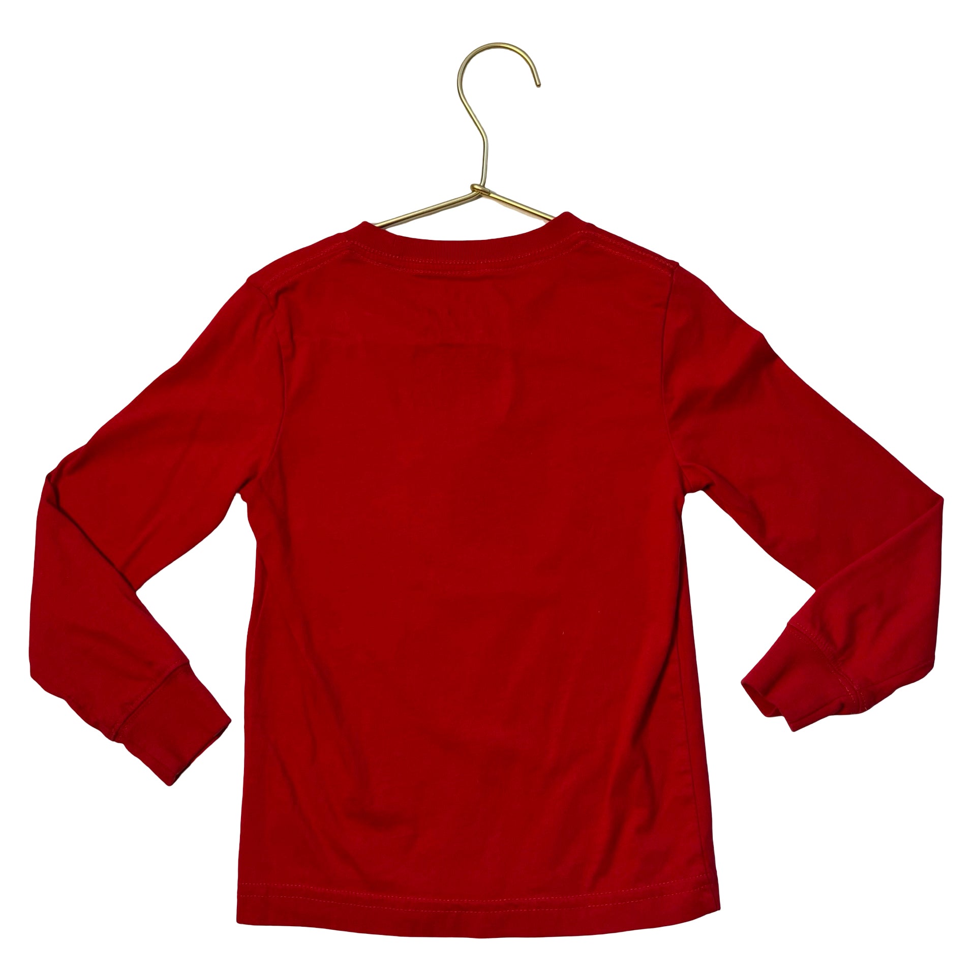 Nike Red Christmas Football Graphic Shirt - Size 4T