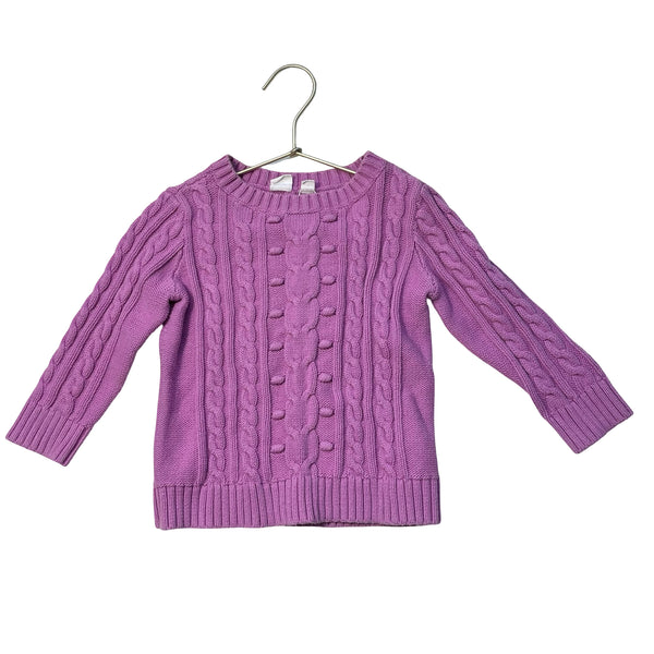 Gap Kids Purple Cotton Sweater - Size XS 4-5