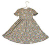 Angel Dear Pink Flower Print Dress - Size 4T