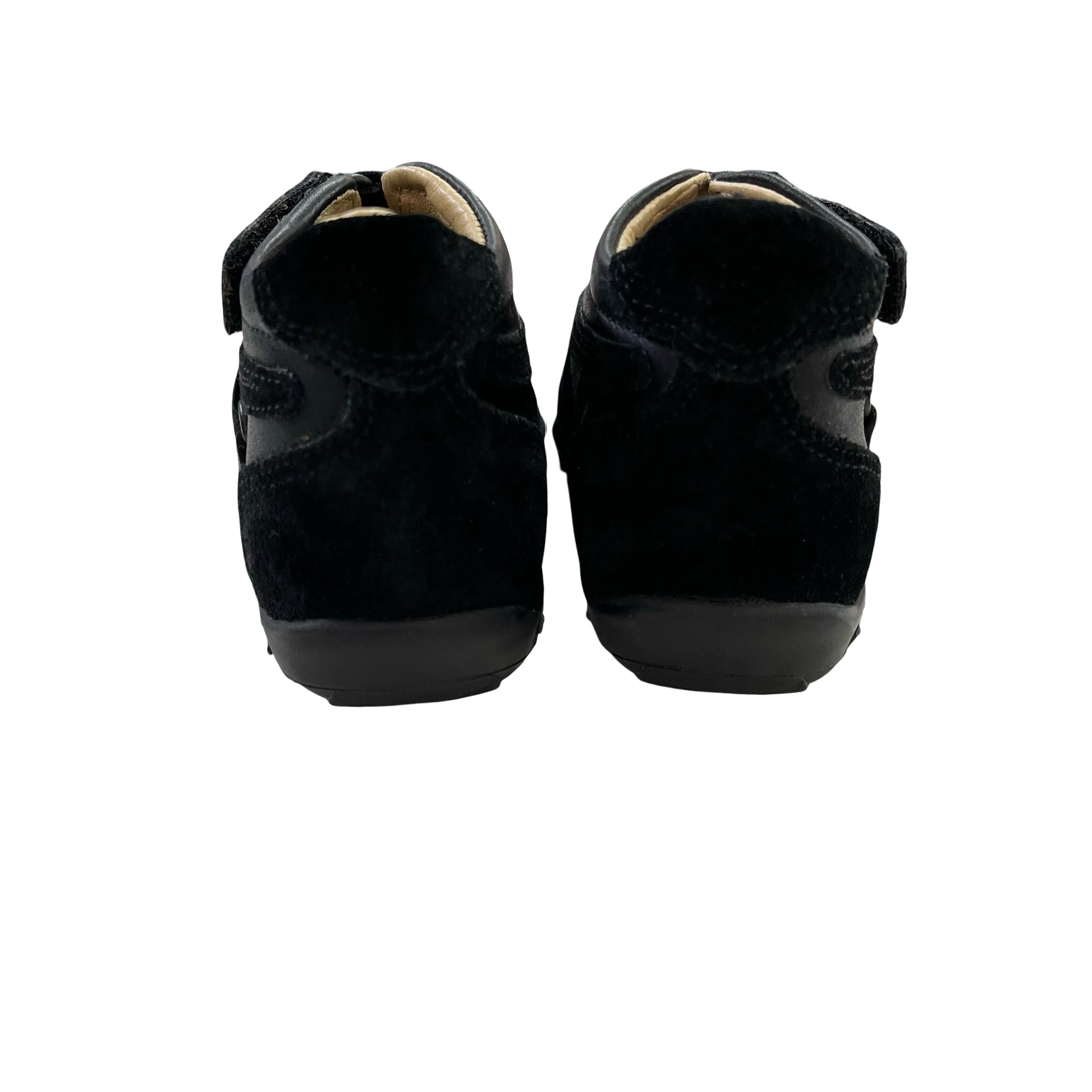 Little Eric Black Leather Ankle Boots - Size 20 (5)