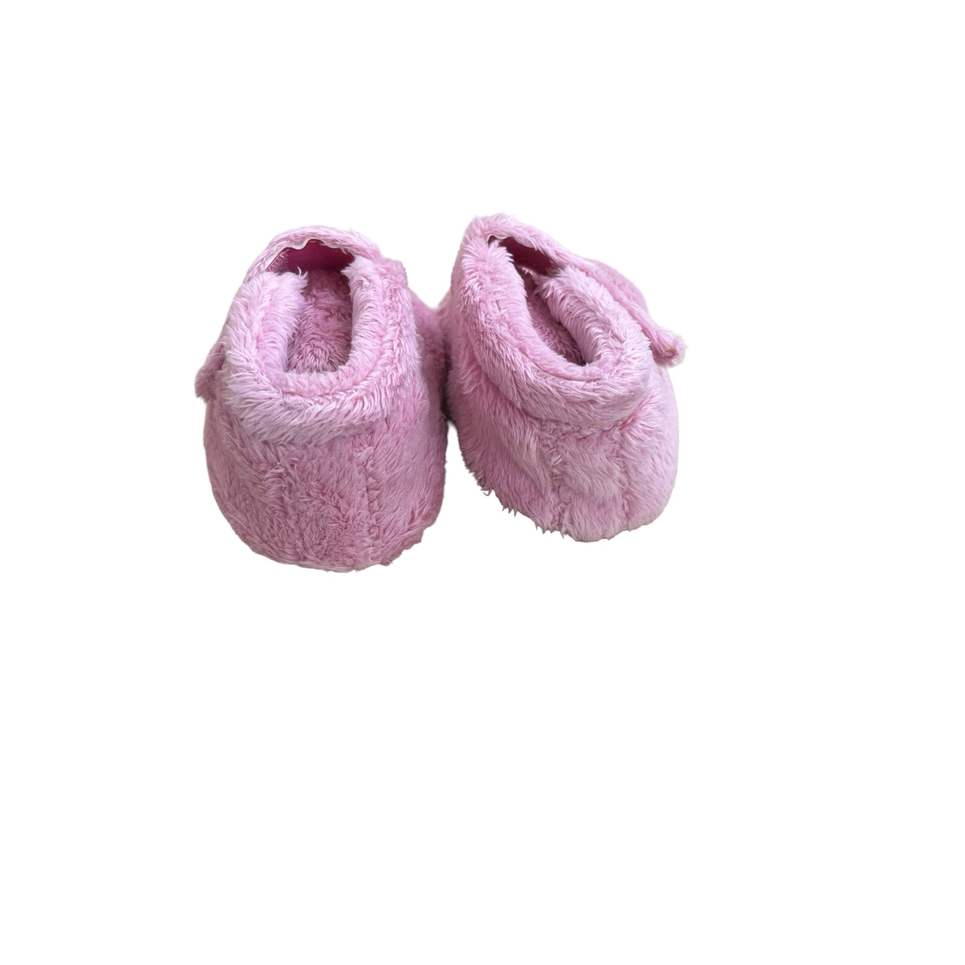 UGG Pink Fuzzy Soft-Sole Booties - Size 0-1