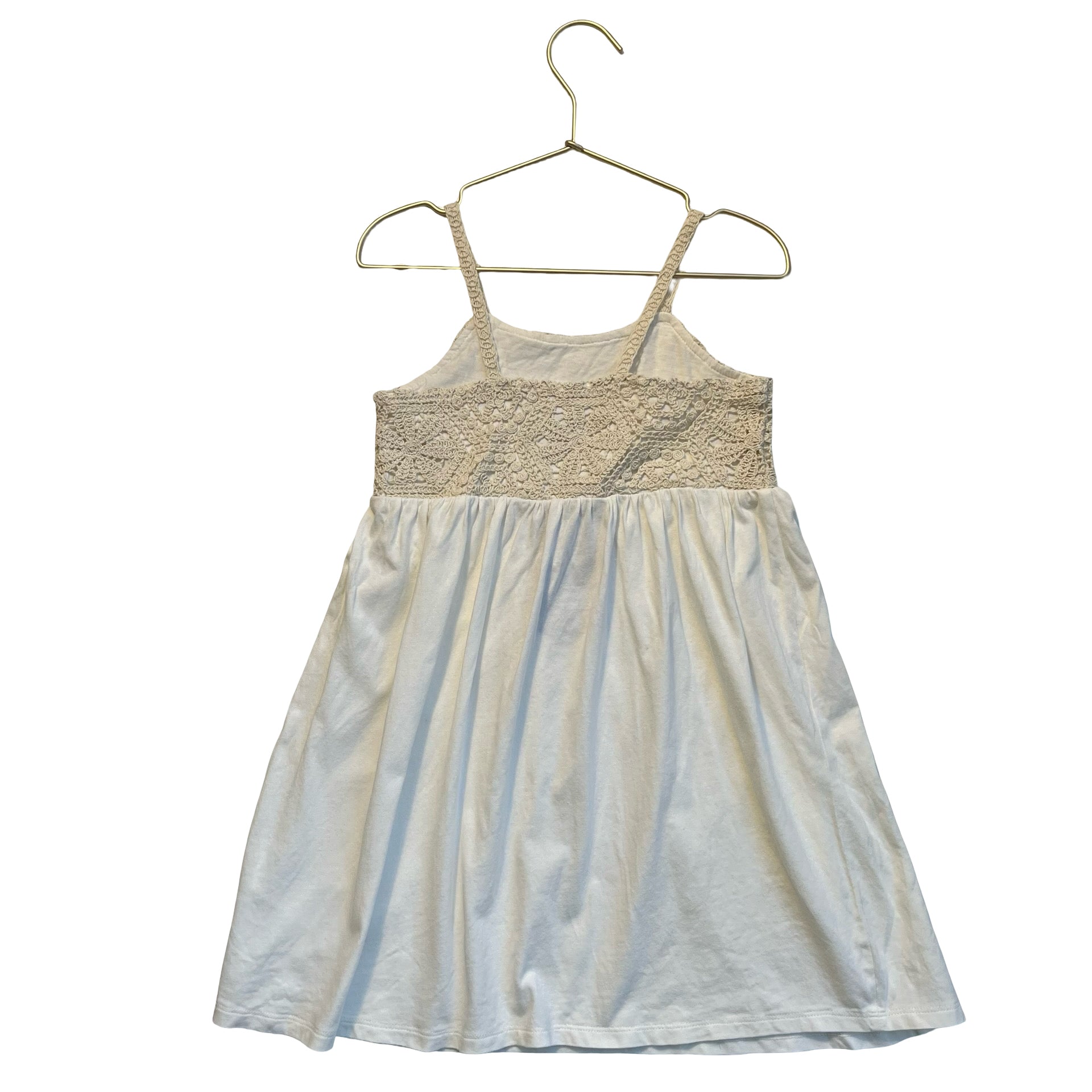 H&M Ivory Crochet Dress - Size Size 5T-6