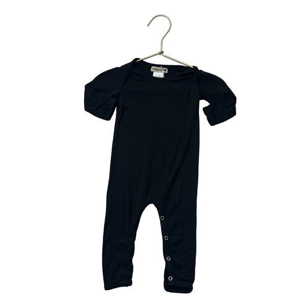 Spearmint Love Black One-Piece - Size 6-12 Mo
