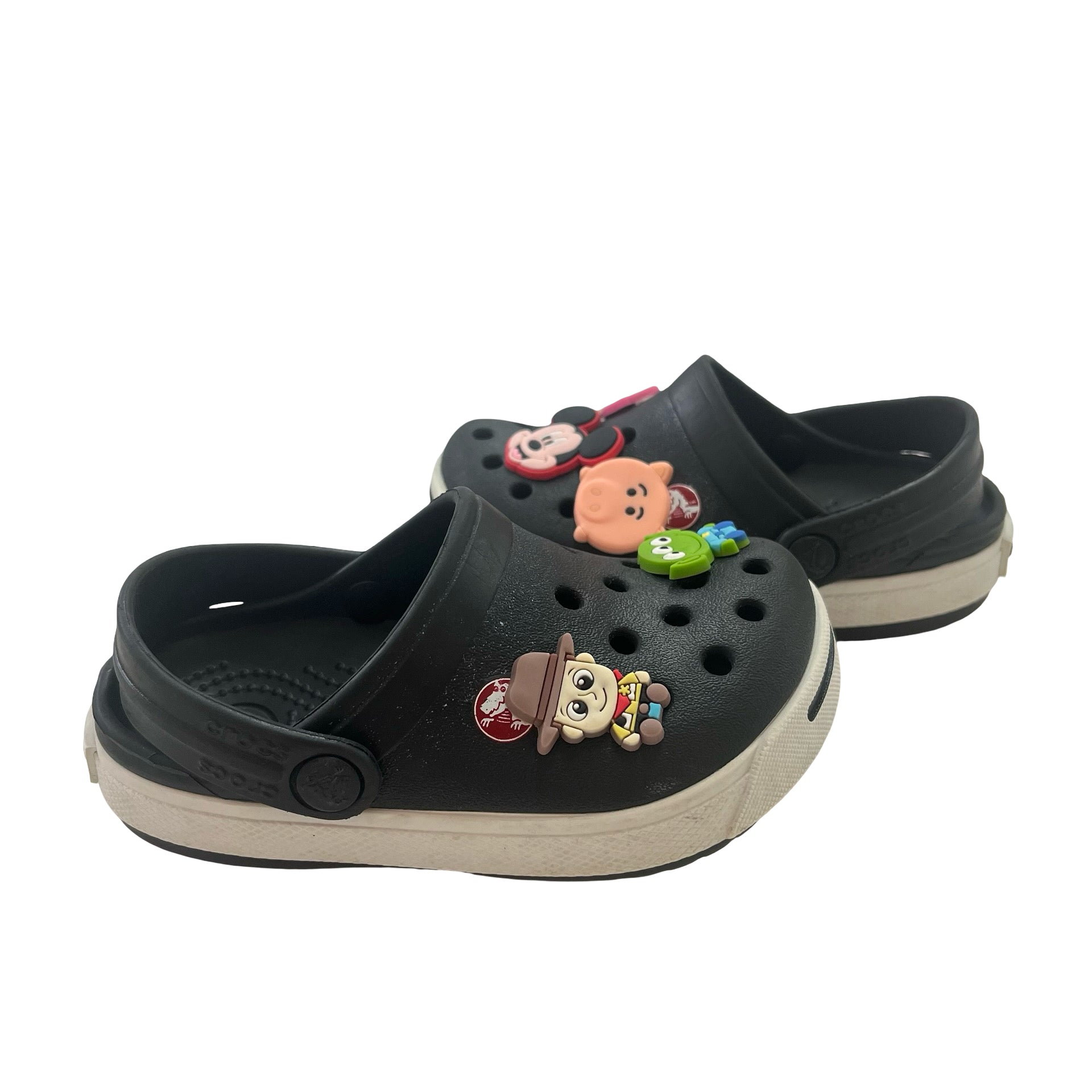 Crocs Black Shoes - Size C6-7